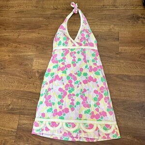 Lilly Pulitzer floral halter dress